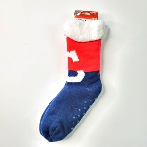 Foco Footy Slipper MLB Indians Cozy Non Skid Socks
